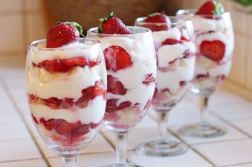 Shortcake aux fraises en verrines  Special