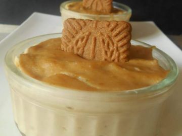 Crème dessert aux spéculoos