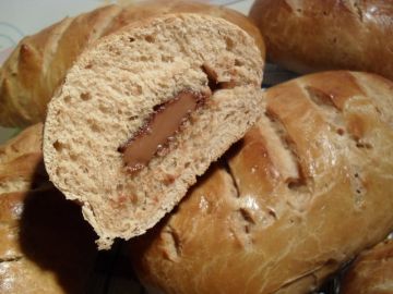 Pains au lait chocolat coeur chocolat Pains au lait chocolat coeur chocolat