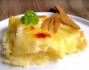 Purée gratinée au maroilles Purée gratinée au maroilles