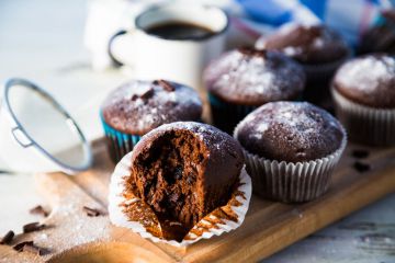 Muffins au chocolat à la bière