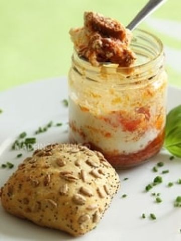 Oeuf cocotte au chorizo