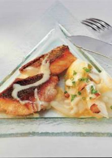 Filet de daurade au lait d'amande