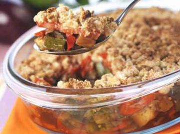 Crumble de légumes à la ricotta Crumble de légumes à la ricotta