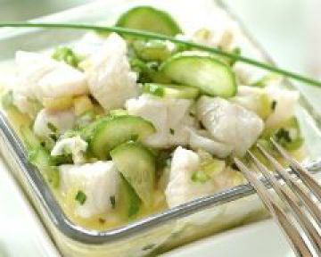 Salade de concombre au chèvre Salade de concombre au chèvre