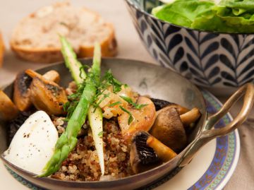 Suprême de champignons au quinoa Suprême de champignons au quinoa