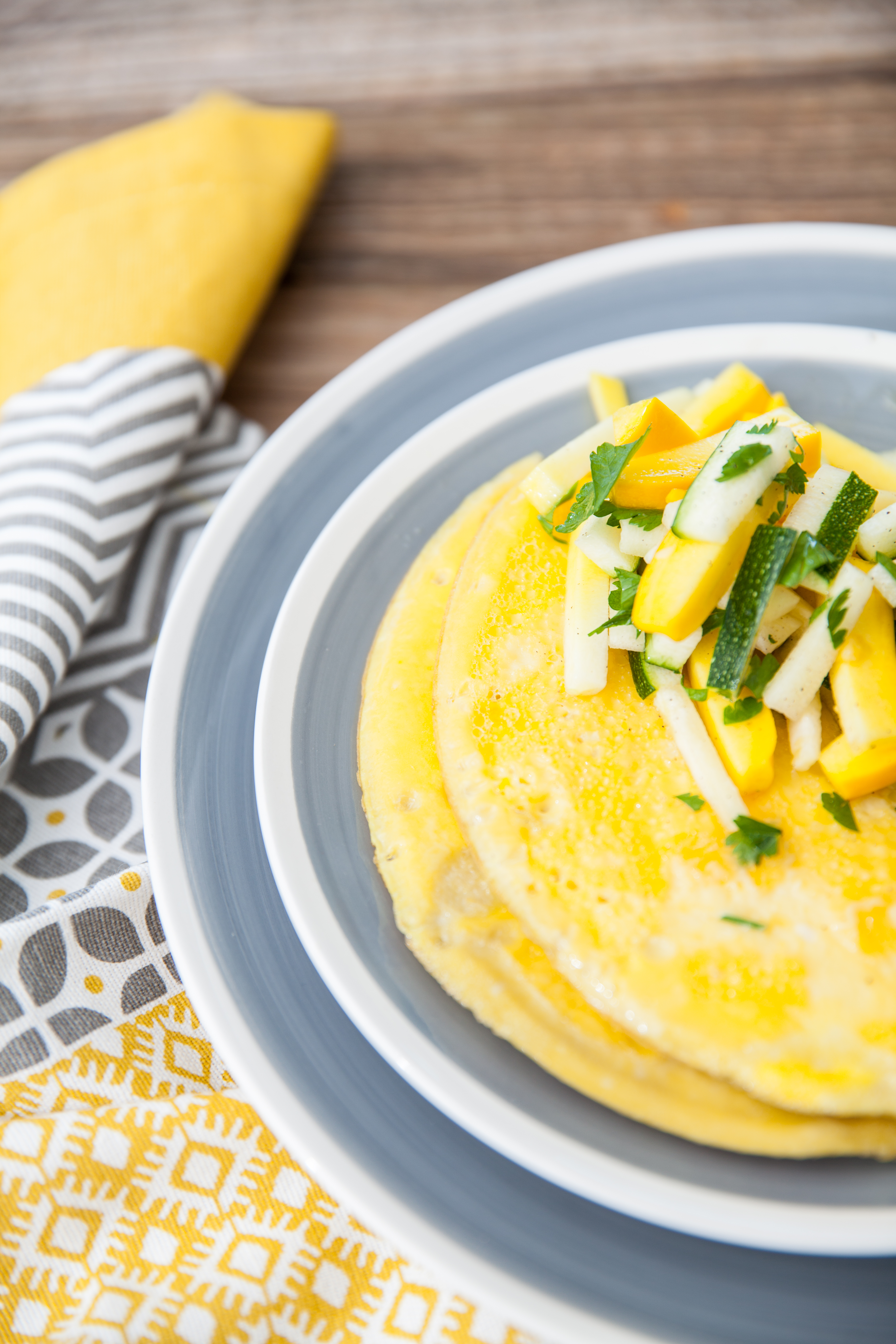 Omelette à la noix de coco et épices