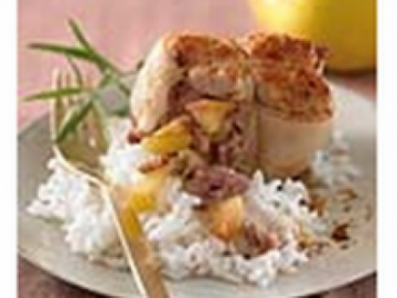 Paupiette de dinde à la pomme Paupiette de dinde à la pomme