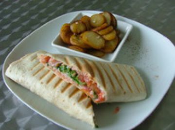 Wraps saumon-crudités Wraps saumon-crudités