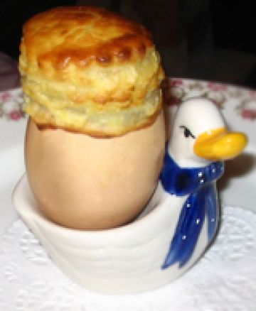 Oeufs feuilletés au crabe Oeufs feuilletés au crabe