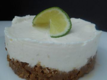 Cheesecake citron vert & spéculoos (sans cuisson)