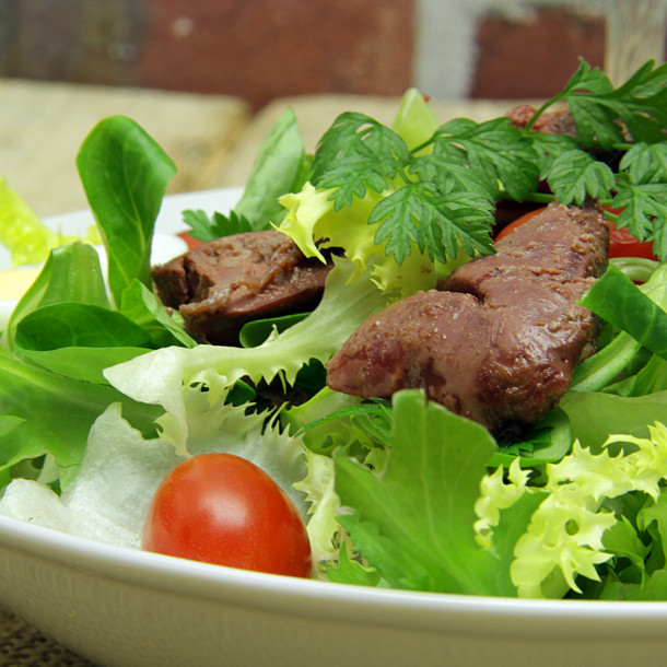 Salade de foie de volaille Salade de foie de volaille