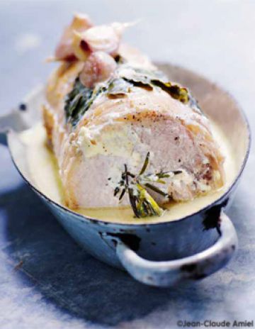 Rôti de porc au lait et romarin Rôti de porc au lait et romarin