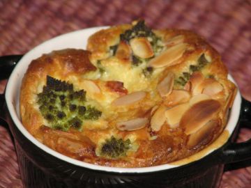 Clafouti au chou romanesco Clafouti au chou romanesco