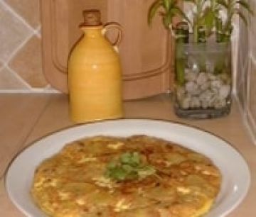 Tortilla aux oignons Tortilla aux oignons