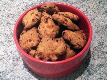 Cookies apéritifs au chorizo, poivron, parmesan Cookies apéritifs au chorizo, poivron, parmesan