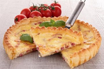 Quiche au jambon et tomates Quiche au jambon et tomates