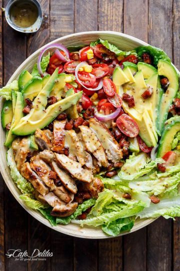 Salade de cobb - bacon roquefort Salade de cobb - bacon roquefort