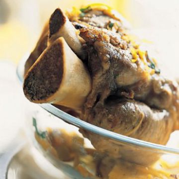 Jarret de veau à l'orange Jarret de veau à l'orange