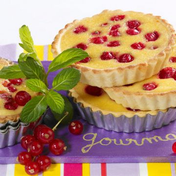 Tartelettes aux groseilles