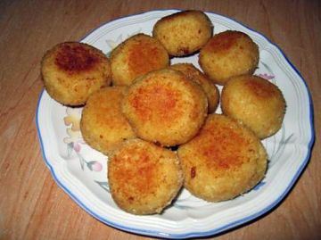 Croquette de riz cuit