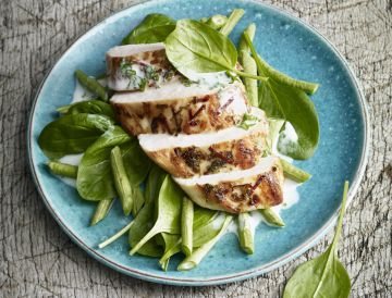 Salade de poulet sauce piment et lait de coco Salade de poulet sauce piment et lait de coco
