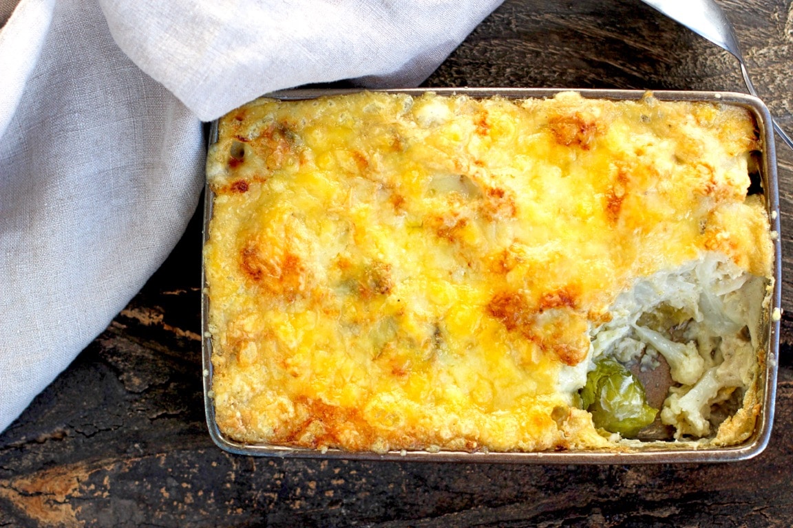 Gratin de légumes au comté et béchamel de sarrasin Gratin de légumes au comté et béchamel de sarrasin