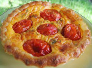 Tartelettes aux tomates cerises et parmesan Tartelettes aux tomates cerises et parmesan