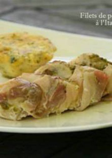 Filets de poulets farcis à l'Italienne Filets de poulets farcis à l'Italienne