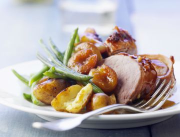 Filet de porc aux mirabelles Filet de porc aux mirabelles