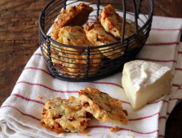 Sablés au camembert et au chorizo Sablés au camembert et au chorizo