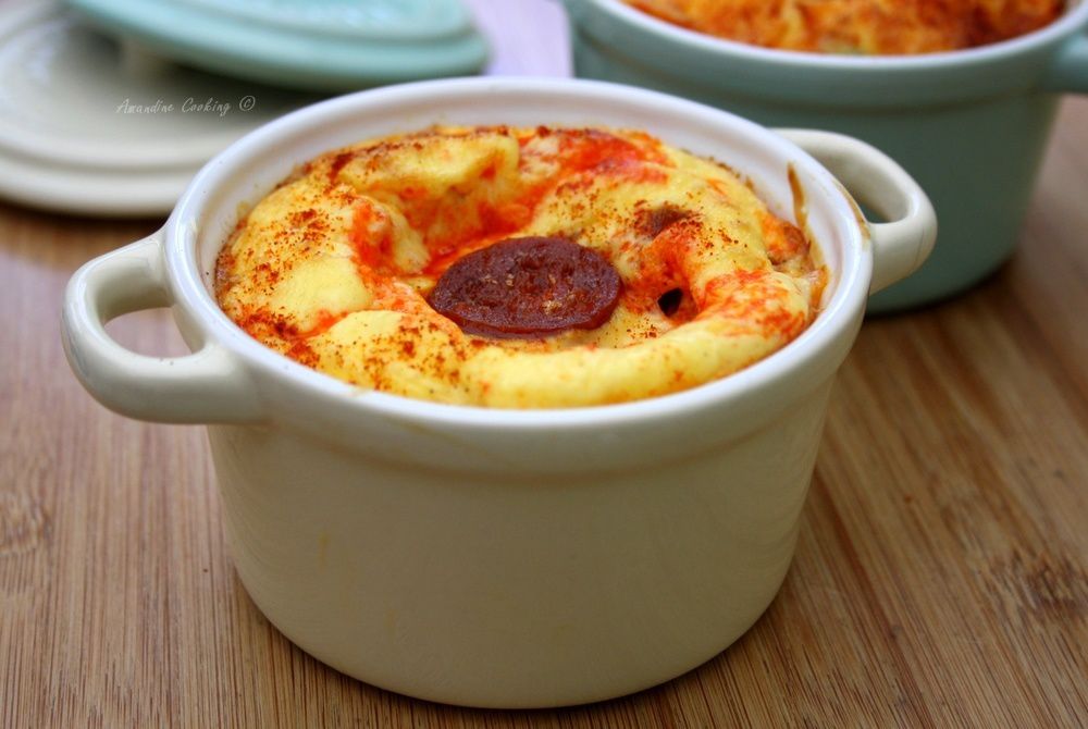 Flan aux poivrons et chorizo Flan aux poivrons et chorizo
