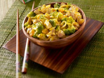 Curry de porc coco au brocoli Curry de porc coco au brocoli