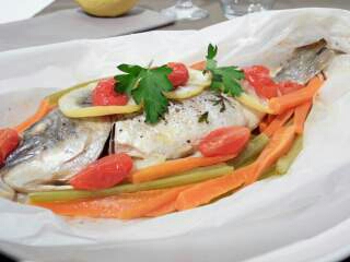 Dorade royale en papillote Dorade royale en papillote