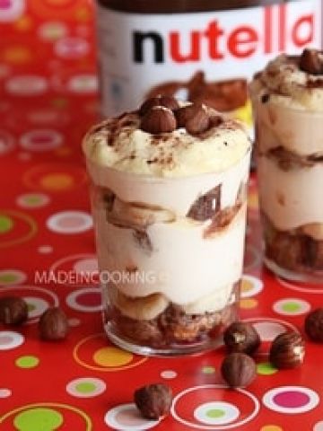 Tiramisu Nutella et banane Tiramisu Nutella et banane