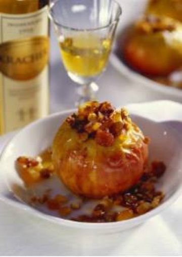 Pommes au four aux raisins Pommes au four aux raisins