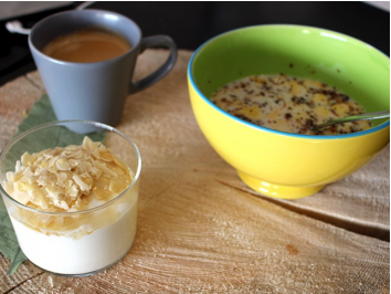 Céréales Muesli noisettes et fromage blanc