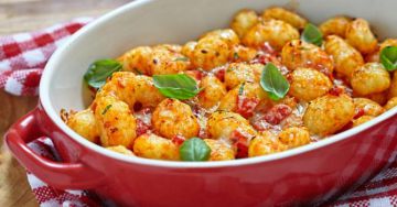 Gnocchis au basilic et sauce tomate FB Gnocchis au basilic et sauce tomate FB