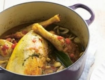 Coq au vin blanc Coq au vin blanc