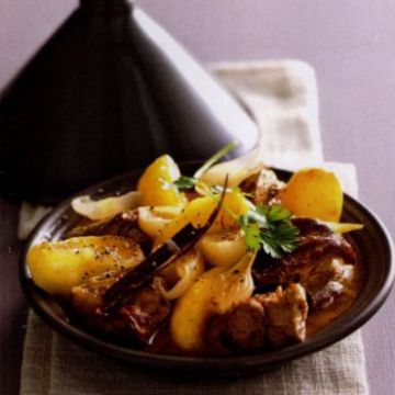 Tajine d'épaule d’agneau aux coings Tajine d'épaule d’agneau aux coings