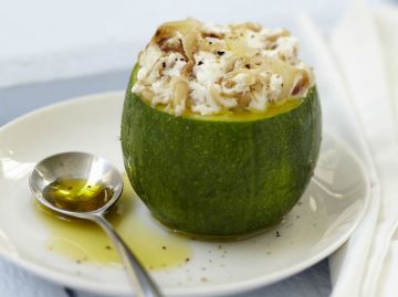 Courgettes rondes au chèvre Courgettes rondes au chèvre