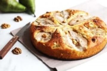 Gâteau aux poires, frangipane et noix Gâteau aux poires, frangipane et noix