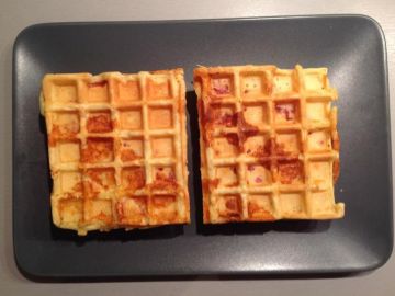 Cheesy waffles (gaufres au fromage) Cheesy waffles (gaufres au fromage)