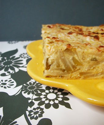 Gratin de courgettes au curry Gratin de courgettes au curry