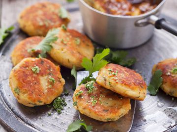 Galettes de pommes de terre à l'indienne Galettes de pommes de terre à l'indienne