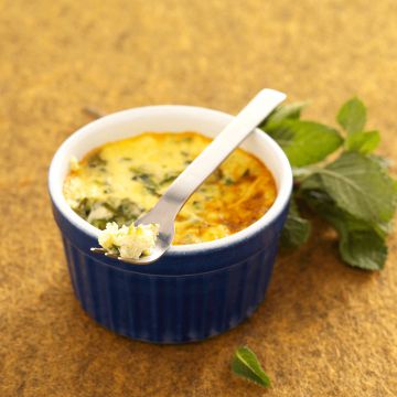 Flan de courgettes au micro-ondes Flan de courgettes au micro-ondes