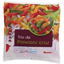 Poivrons, surgelés