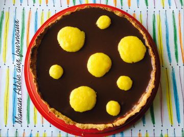 Tarte au Chocolat et Mangue