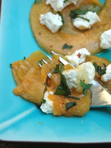 Melon à la feta et aux herbes Melon à la feta et aux herbes