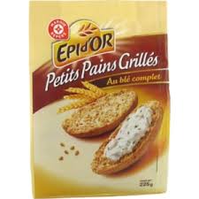 Pain grillé suédois au blé complet Pain grillé suédois au blé complet